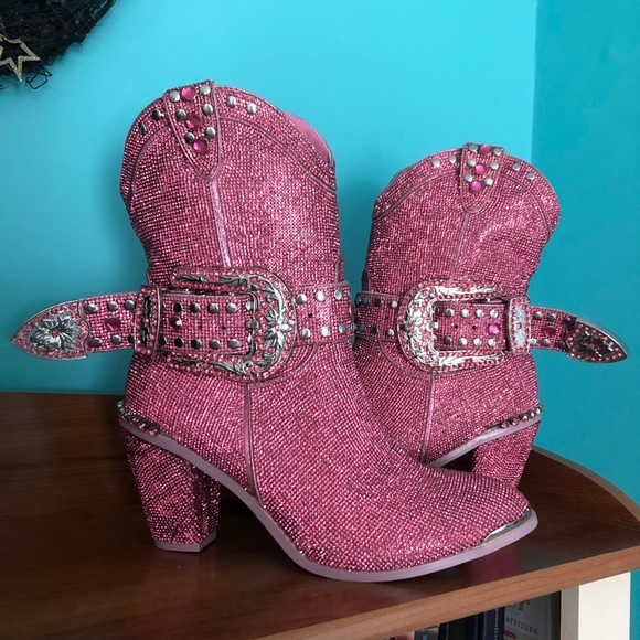 Dolls Kill Shoes - Sheriff shine dolls kill rhinestone boots